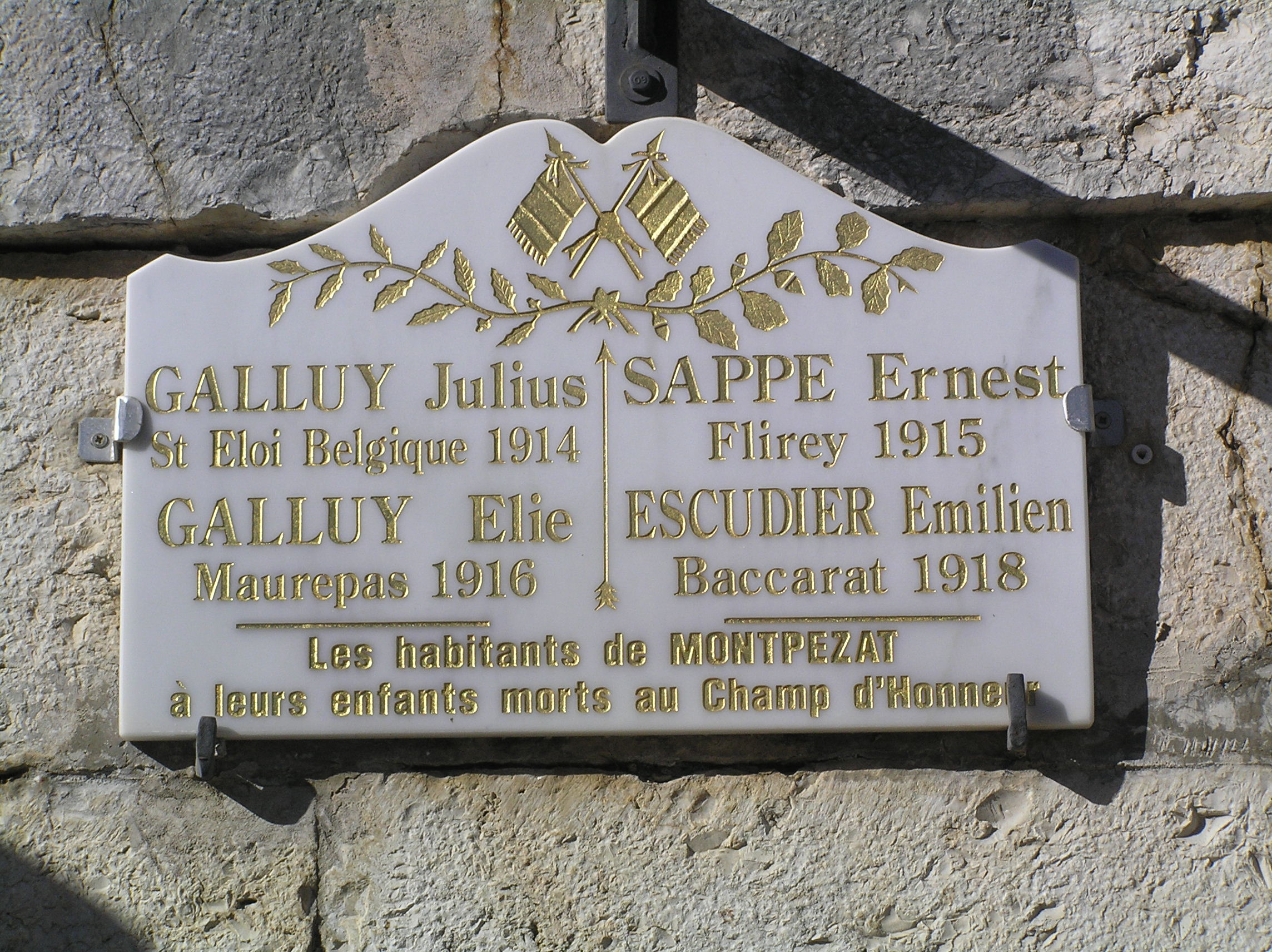 Fontaine de Montpezat en Provence.